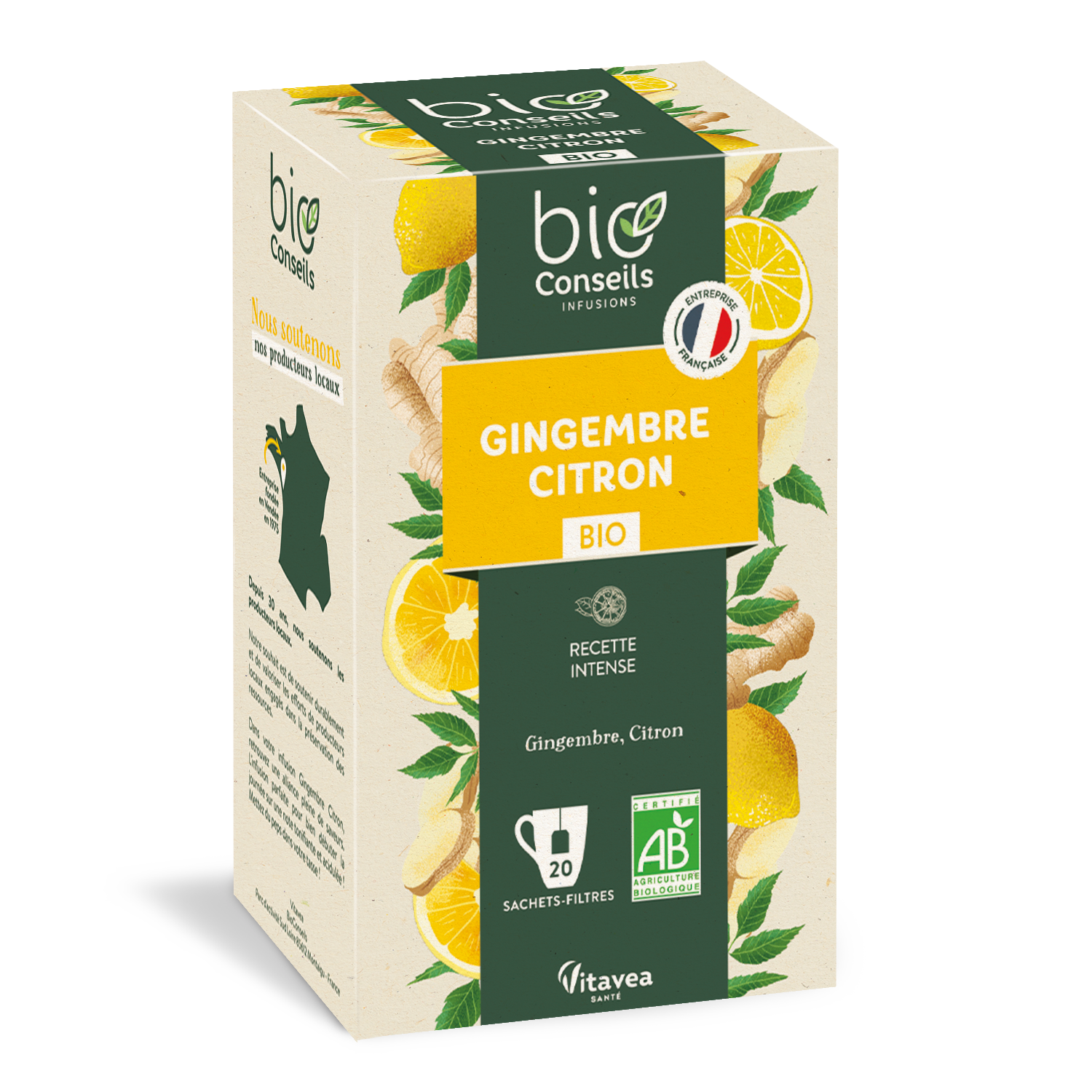 BioConseils infusion gingembre citron face
